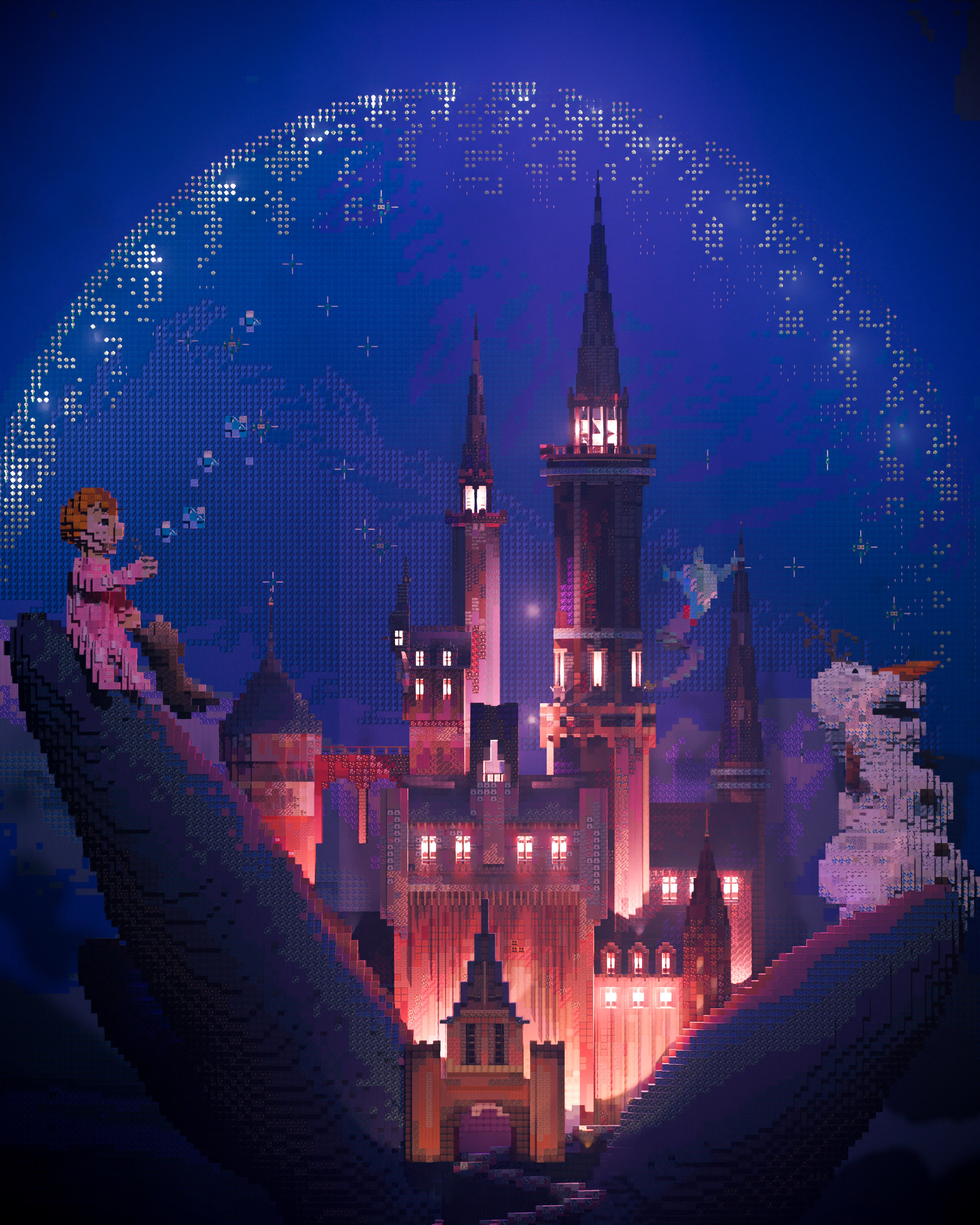 Village Boréal nuit